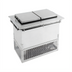 Thumbnail image #1 for Glastender Drop-In Dipping Ice Cream Freezer with Stainless Steel Flip Lid, 2 x 3-Gallon Can Capacity