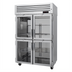 Thumbnail image #1 for Turbo Air PRO Series Two-Section Reach-In Heated Holding Cabinet with 4 Glass Half Doors