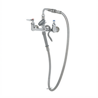 T&S Brass B-0167-01 Wall-Mount Pre-Rinse Mixing Faucet with 54