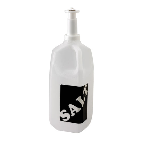 Product image #1 for Winco 2 Qt Tabletop Salt Refiller with Spring-Loaded Spout