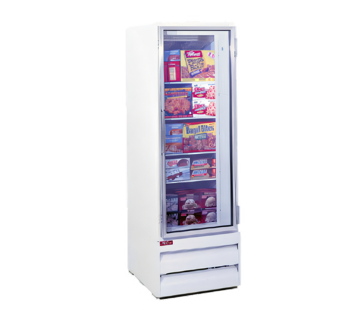Product image #1 for Howard-McCray GR88BM 4-Section Glass Door Refrigerator Merchandiser, Bottom Mount, 88 Cu. Ft.