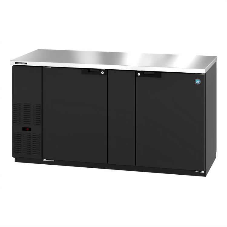 Product image #1 for Hoshizaki BB69 Two-Section Back Bar Cooler, 69-1/2 Inch Wide, Self-Contained Side-Mount Refrigeration