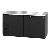 Hoshizaki BB69 Two-Section Back Bar Cooler, 69-1/2 Inch Wide, Self-Contained Side-Mount Refrigeration