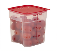 Cambro 12SFSPROPP190 CamSquare® Commercial Food Storage Containers Case of 6