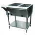 Thumbnail image #1 for Advance Tabco Triumph Supreme HF-2G-NAT Two-Well Natural Gas Open-Well Hot Food Table with Undershelf and Cutting Board