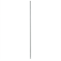 Olympic 63-Inch Mobile Chrome Wire Shelving Post with 1-Inch Grooves