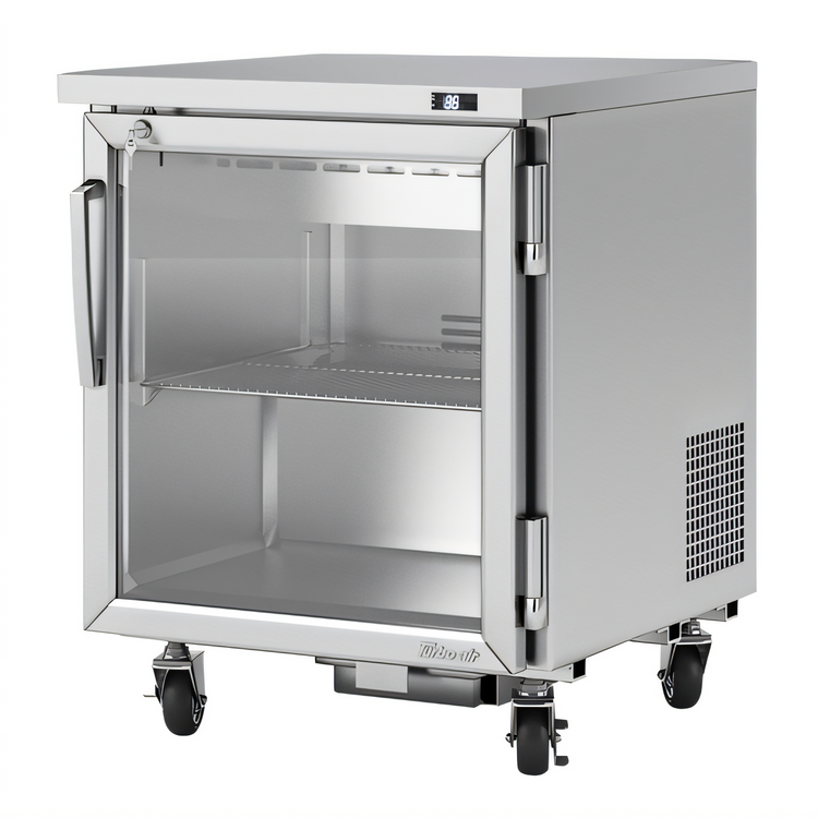 Product image #1 for Turbo Air PRO Series 1-Section Undercounter Glass Door Refrigerator, 6.8 Cu. Ft.