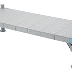 Thumbnail image #1 for Quantum Millenia QP183614SP Solid-Top Polymer Platform Rack with 1 Shelf and 4 Posts, 36 x 18 x 14 Inches