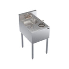 Thumbnail image #1 for Krowne Royal Series KR24-MS18 18-Inch Stainless Steel Underbar Speed Unit with Single Sink, Glass Rinser, and Tool Well