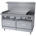 Thumbnail image #1 for Garland G Starfire Pro Series 60-Inch Gas Restaurant Range with 2 Open Burners, 48-Inch Griddle, Standard Oven, and Convection Oven