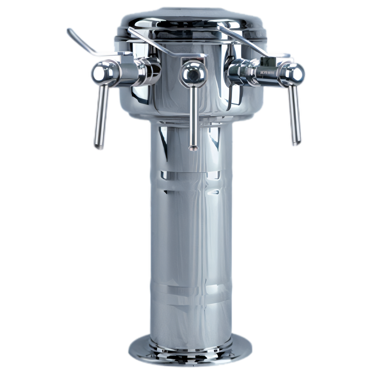 Product image #1 for Sommelier Countertop Air-Cooled Wine Font with 3 Stainless Steel Side Pull Faucets