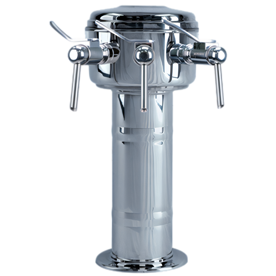 Product image #1 for Sommelier Countertop Air-Cooled Wine Font with 3 Stainless Steel Side Pull Faucets