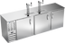 Thumbnail image #1 for Beverage-Air 94-Inch Shallow-Depth Direct Draw Beer Cooler with 3 Solid Doors, 2 Dual-Faucet Towers, and 5-Keg Capacity