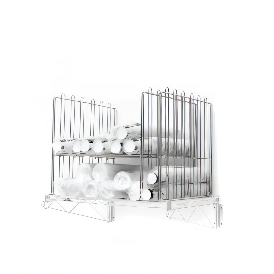Product image #1 for Metro Chain Reaction Overhead Wall-Mount Cup Storage Unit, 30-3/4 Inch W x 24-1/4 Inch D
