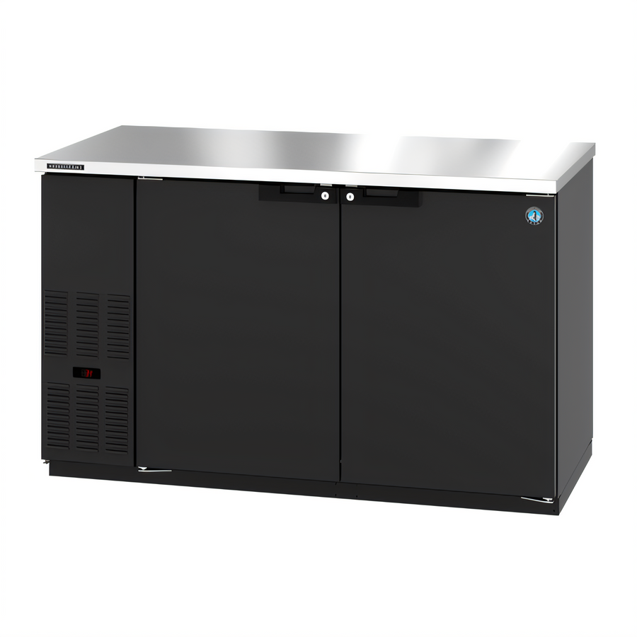 Product image #1 for Hoshizaki BB59 Two-Section Reach-In Back Bar Cooler, 59-1/2 Inch, Solid Swing Doors, Self-Contained Side-Mount