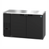 Thumbnail image #1 for Hoshizaki BB59 Two-Section Reach-In Back Bar Cooler, 59-1/2 Inch, Solid Swing Doors, Self-Contained Side-Mount