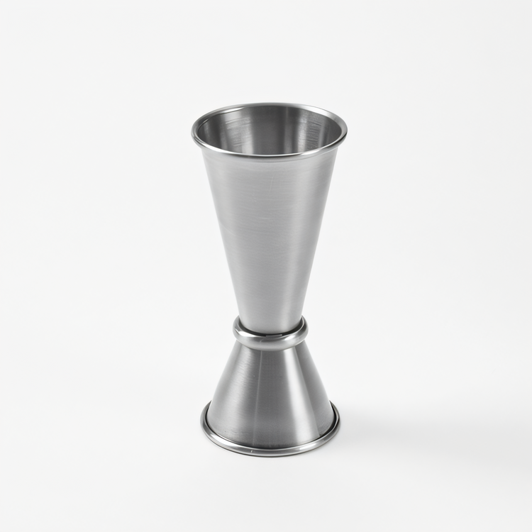 Product image #1 for American Metalcraft Double-Ended Stainless Steel Jigger, 3/4 oz. x 1-1/2 oz.