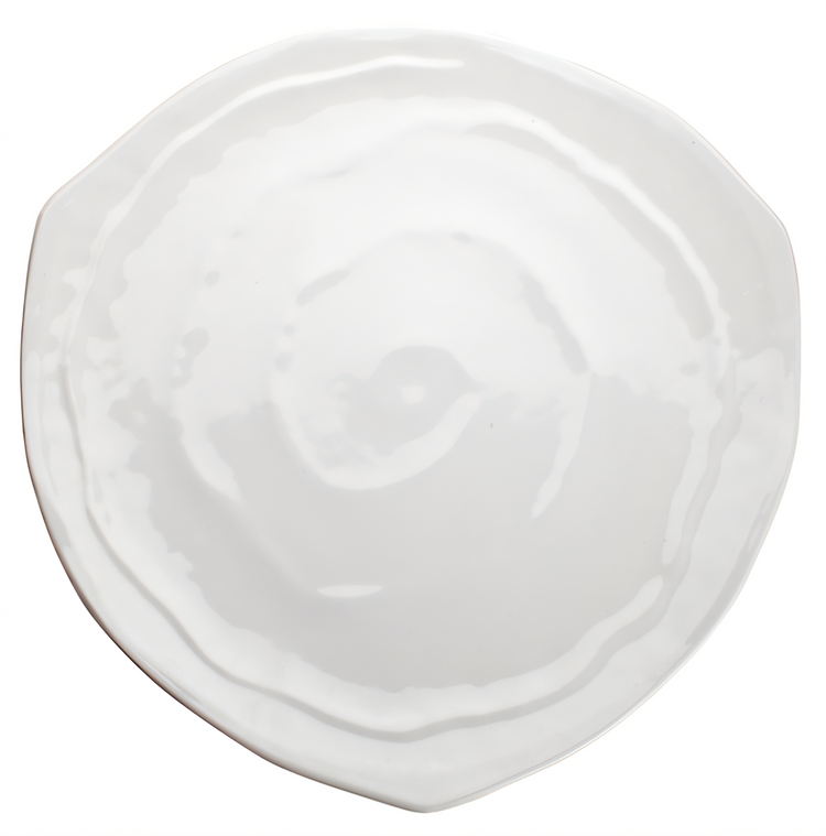 Product image #1 for Winco Ardesia Selena 15-1/4-Inch White Triangular Melamine Plate