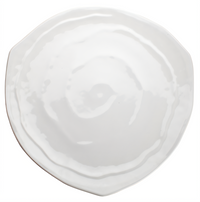 Winco Ardesia Selena 15-1/4-Inch White Triangular Melamine Plate