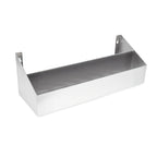 Thumbnail image #1 for John Boos UBSR2-12 Double-Tier Underbar Speed Rail, 12-Inch, Keyhole Mount, Stainless Steel