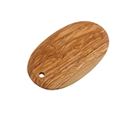 American Metalcraft Oblong Olive Wood Serving Board, 9-7/8 x 5-7/8 x 1/8 Inch