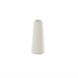 Thumbnail image #1 for 4-Inch White Fluted Ceramic Crimped Tower Bud Vase