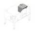 Thumbnail image #1 for Bakers Pride PB-24 Il Forno Classico 26-Inch Eyebrow-Style Oven-Mount Exhaust Hood for Single Ovens