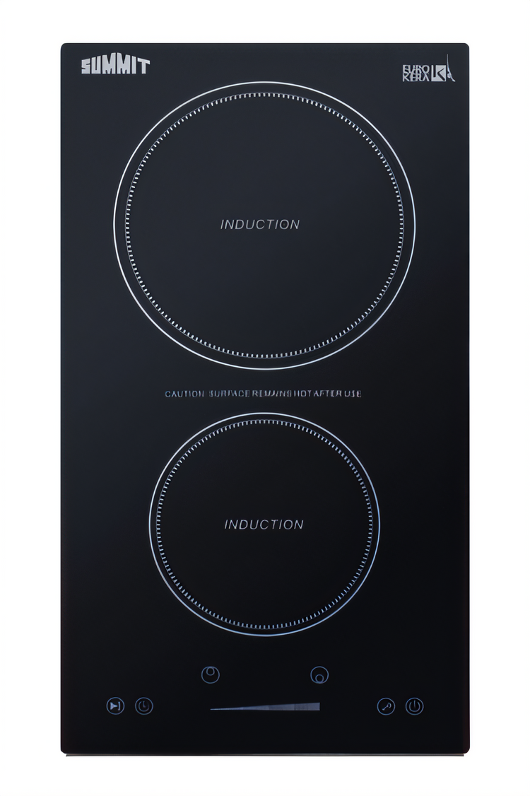 Product image #1 for Summit Appliance 12-Inch Built-In 2-Burner Induction Cooktop, 115V