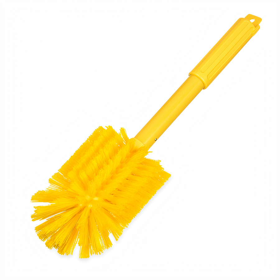 Product image #1 for Sparta® Color-Coded Multi-Purpose Valve & Fitting Brush, 16-Inch Handle, Oval Head, Yellow