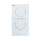 Thumbnail image #1 for Summit Commercial CR2B15T2W 2-Burner Built-In Radiant Electric Cooktop with White Ceramic Glass and Digital Touch Controls
