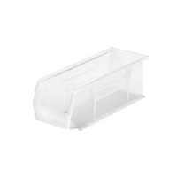 Metro Clear Stacking or Hanging Supply Bin, 10 7/8 x 4 1/8 x 4 Inches