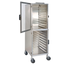 Thumbnail image #1 for Dinex Mobile Aluminum Display Cabinet Pan Rack, 2 Compartments, 18-Pan Capacity