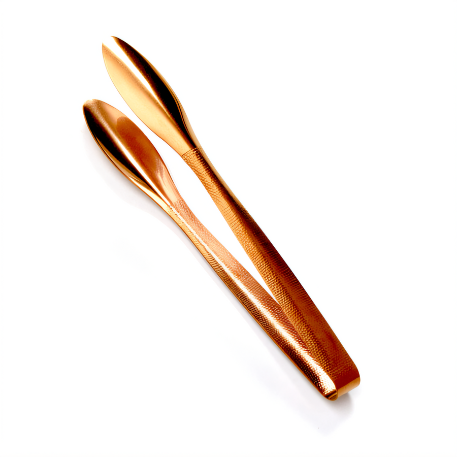 Product image #1 for American Metalcraft Vintage Hammered Bronze Serving Tongs, 11-3/4 Inch