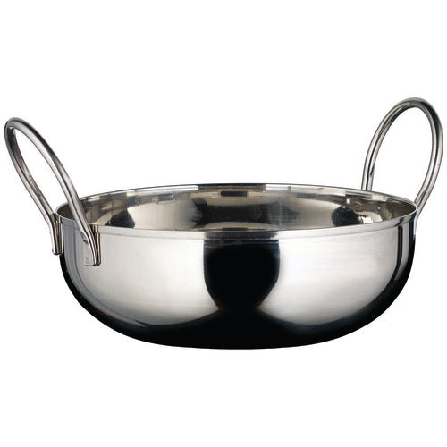 Product image #1 for Winco Stainless Steel 28 Oz Round Kady Bowl with Welded Handles, 6-Inch Diameter, Mirror Finish