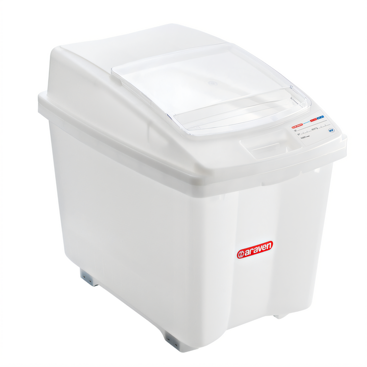 Product image #1 for Araven 21-Gallon Mobile Ingredient Bin with Sliding Lockable Lid and Transparent Window