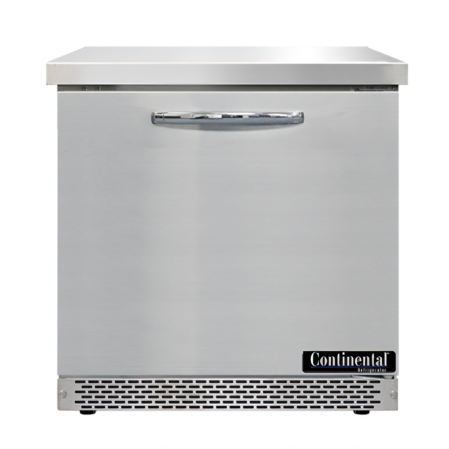 Product image #1 for Continental Refrigerator 32-Inch Front-Breathing Worktop Freezer, 9.0 Cu. Ft., 1-Section, Stainless Steel, R290