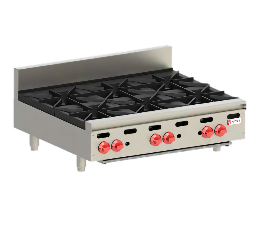 Product image #1 for Wolf Achiever AHP636 36-Inch 6-Burner Gas Countertop Hot Plate