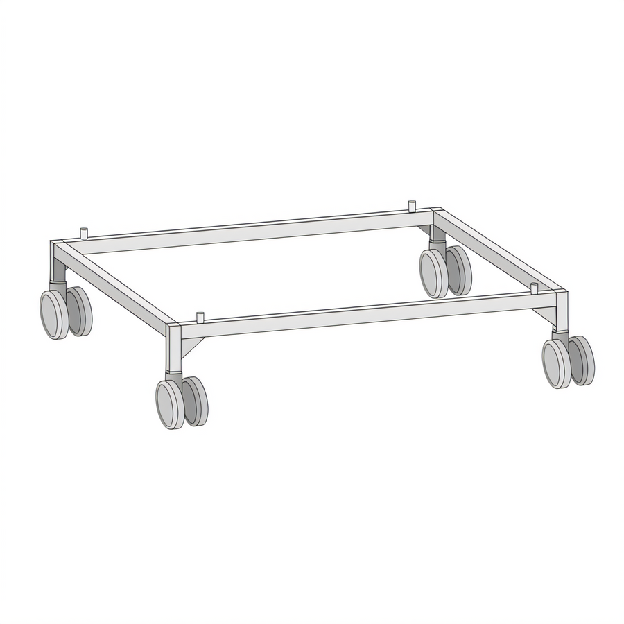 Product image #1 for RATIONAL UG I Mobile Open-Base Low Oven Stand for Combi-Duo SCC 61/CMP 61