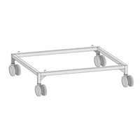 RATIONAL UG I Mobile Open-Base Low Oven Stand for Combi-Duo SCC 61/CMP 61