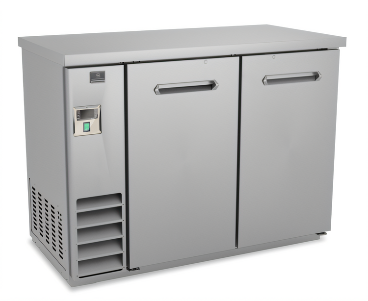 Product image #1 for Kelvinator Commercial 49-Inch Back Bar Cooler with 2 Solid Doors and 12.5 Cu. Ft. Capacity