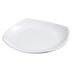 Thumbnail image #1 for Carlisle 7-3/4-Inch Square White Melamine Dinner Plate with Rolled Edge