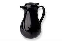 Crestware 42 oz Swirl Black Stainless Steel Carafe
