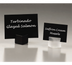 Thumbnail image #1 for Mini Black Chalk Cards with White Marker, Picks, and Acrylic Holders, 3 x 2 Inch, Pack of 20