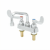 Thumbnail image #1 for T&S Brass B-1110-XS-WH4 4-Inch Centers Deck-Mount Workboard Mixing Faucet with 6-Inch Swing Nozzle