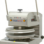Thumbnail image #1 for DoughXpress D-TXM-2-18-SS Commercial Manual Dual-Heat Tortilla/Pizza Dough Press, 18-Inch, Digital Controls, Stainless Steel