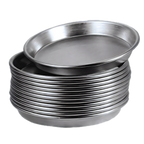 Thumbnail image #1 for American Metalcraft HADEP12 12-Inch Tapered/Nesting Solid Aluminum Pizza Pan, 1-Inch Deep Case of 24
