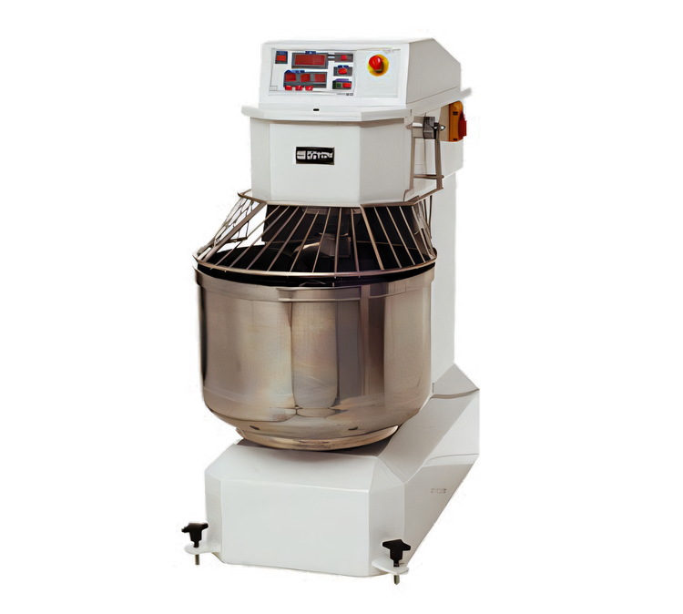 Product image #1 for Doyon Spiral Dough Mixer, 120-Lb Capacity, 2-Speed Programmable Digital Control, Stationary Stainless Steel Bowl