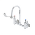 Thumbnail image #1 for T&S Brass B-0352 Wall-Mount Medical Mixing Faucet with Rosespray Gooseneck