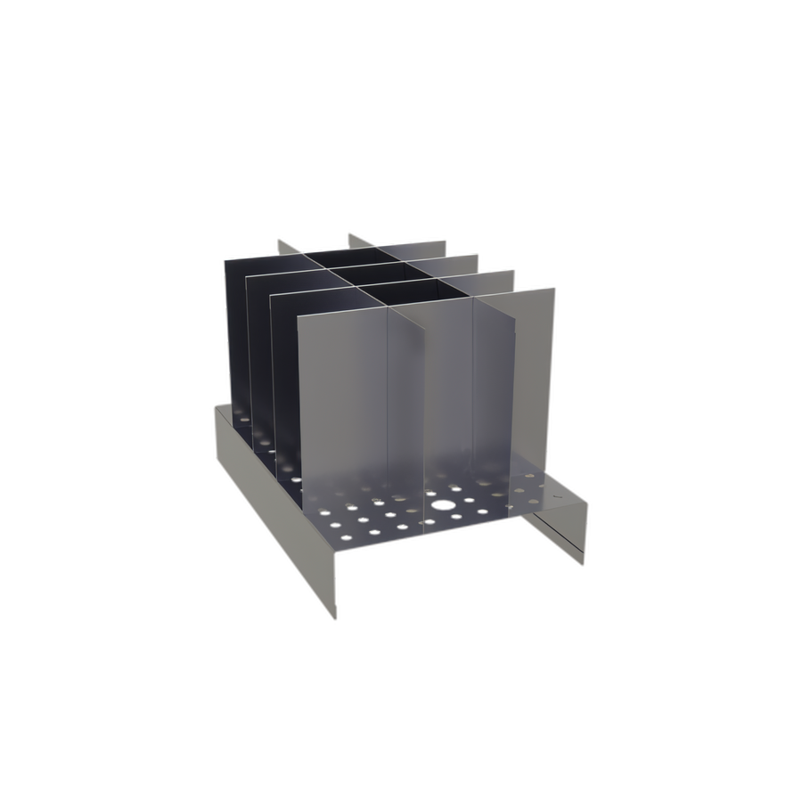 Product image #1 for Glastender BRM15 Stainless Steel 15-Bottle Mixology Bottle Rack for Ice Bins