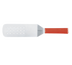 Thumbnail image #1 for Mundial 8 x 3 Inch Perforated Stainless Steel Turner with Red Polypropylene Handle